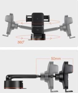 Baseus Uchwyt zaciskowy do samochodu Wisdom 14