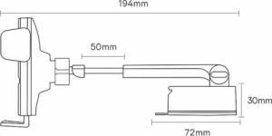 Baseus Uchwyt zaciskowy do samochodu Wisdom 5
