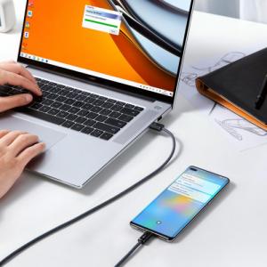 Kabel USB Baseus USB-A - USB-C 1 m Szary (CALD000616) 2