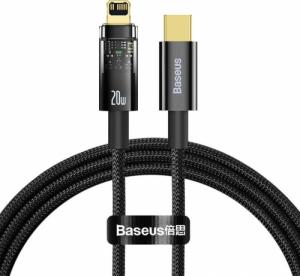 Kabel USB Baseus USB-C - Lightning 1 m Czarny (CATS000001) 1