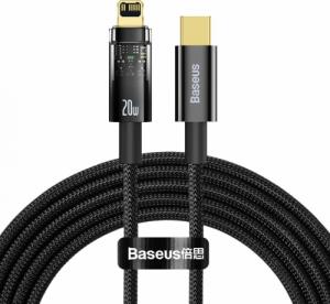 Kabel USB Baseus USB-C - Lightning 2 m Czarny (CATS000101) 1