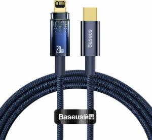 Kabel USB Baseus USB-C - Lightning 1 m Niebieski (CATS000003) 1