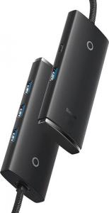 HUB USB Baseus Lite Series 1x USB-C  + 4x USB-A 3.0 (WKQX030401) 4