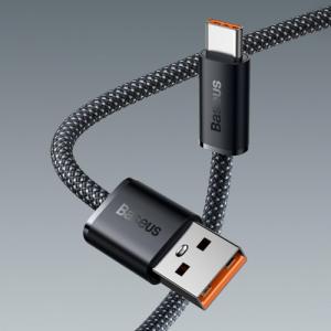 Kabel USB Baseus USB-A - USB-C 2 m Biały (CALD000702) 7