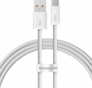 Kabel USB Baseus USB-A - USB-C 1 m Biały (CALD000602) 1