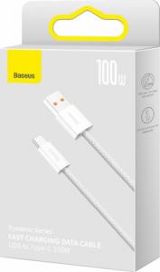 Kabel USB Baseus USB-A - USB-C 1 m Biały (CALD000602) 15