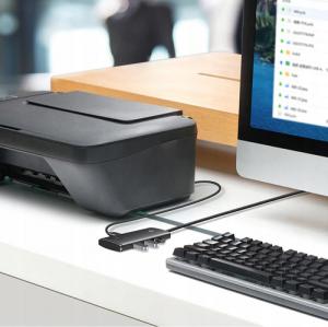 HUB USB Baseus Lite Series 1x USB-C  + 4x USB-A 3.0 (WKQX030101) 5