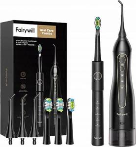 Szczoteczka FairyWill Szczoteczka soniczna FW-E11 Black + Irygator FW-5020E 2