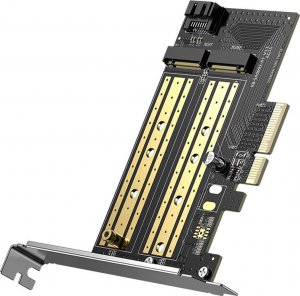 Kontroler Ugreen Adapter PCIe 3.0 x4 do M.2 M-Key + M.2 B-Key 1