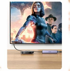 HUB USB Ugreen 1x RJ-45 1x USB-C  + 3x USB-A 3.0 (UGR1219SLV) 6