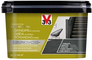 V33 PAINT FLOOR PERF DARK GRAFITE 2L 3