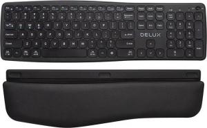 Klawiatura Delux GM908CV Bezprzewodowa Czarna US (GM908CV) 2