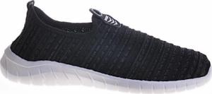 Pantofelek24 Sportowe półbuty męskie czarnym /D2-1 12247 T295/ 44 2