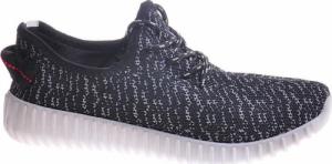 Pantofelek24 Lekkie damskie buty sportowe Czarne /D4-3 12301 T199/ 38 2