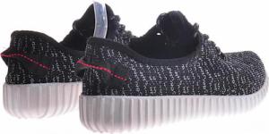 Pantofelek24 Lekkie damskie buty sportowe Czarne /D4-3 12301 T199/ 38 6