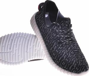 Pantofelek24 Lekkie damskie buty sportowe Czarne /D4-3 12301 T199/ 38 7