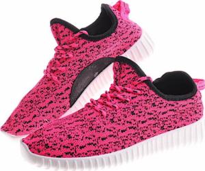 Pantofelek24 Lekkie damskie buty sportowe Fuksja /C3-1 12306 T199/ 37 7