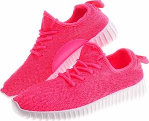 Pantofelek24 Lekkie damskie buty sportowe Peach /D6-3 12305 T199/ 36 4