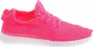 Pantofelek24 Lekkie damskie buty sportowe Peach /D6-3 12305 T199/ 36 5
