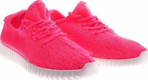 Pantofelek24 Lekkie damskie buty sportowe Peach /D6-3 12305 T199/ 36 6