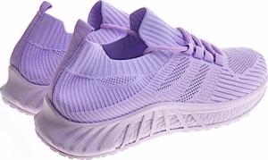 Pantofelek24 Wsuwane liliowe buty sportowe /F3-2 12121 T391/ 37 9