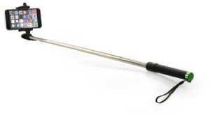 Selfie stick czarny z pilotem w rączce 3