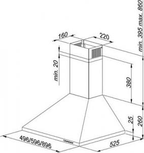 Okap MAAN Okap MAAN Vela 2 60 biały 2