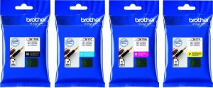 Tusz Brother Zestaw Brother LC3617 CMYK Black+Cyan+Magenta+Yellow 4x550 stron 1