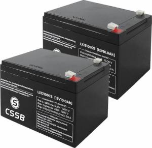 CSSB 2x Akumulator żelowy CSSB 12V 10Ah 1