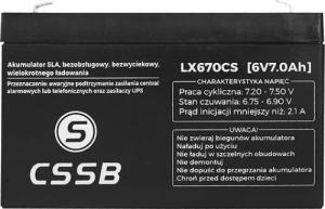 CSSB Akumulator żelowy 6V 7Ah 2