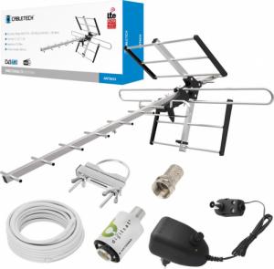 Antena RTV Blow Antena kierunkowa zewnętrzna DVB-T Cabletech VHF/UHF MUX8 + kabel 5m - zestaw do odbioru DVB-T2 6