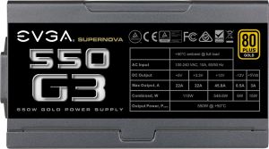Zasilacz EVGA SuperNOVA G3 550W (220-G3-0550-Y1) 4