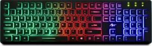 Art Zestaw gamingowy klawiatura ART SLIM AK-20 podświetlana mysz mata RGB 3