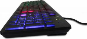 Art Zestaw gamingowy klawiatura ART SLIM AK-20 podświetlana mysz mata RGB 4