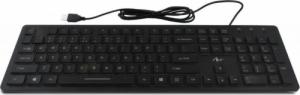 Art Zestaw gamingowy klawiatura ART SLIM AK-20 podświetlana mysz mata RGB słuchawki 8