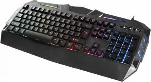 Fury Zestaw gamingowy klawiatura podświetlana FURY SPITFIRE mysz mata RGB słuchawki mikrofon 4