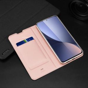 Dux Ducis Etui XIAOMI REDMI 10C z Klapką Eko* Skóra Skin Leather różowe 4