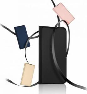 Dux Ducis Etui XIAOMI REDMI 10C z Klapką Eko* Skóra Skin Leather różowe 5