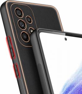 Dux Ducis Yolo eleganckie etui pokrowiec ze skóry Samsung Galaxy A53 5G czarny 4