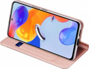 Dux Ducis Skin Pro kabura etui pokrowiec z klapką Xiaomi Redmi Note 11 Pro+ 5G / 11 Pro 5G / 11 Pro różowy 22