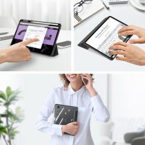 Etui na tablet Dux Ducis Toby pancerne etui z klapką Smart Case do Oppo Pad z uchwytem na rysik czarny 20