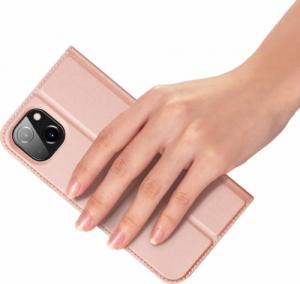 Dux Ducis Skin Pro kabura etui pokrowiec z klapką iPhone 14 Max różowy 18