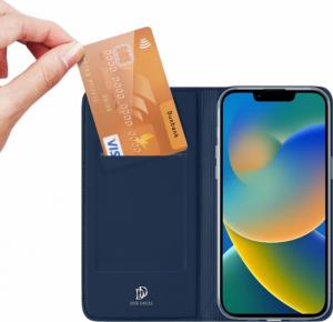 Dux Ducis Skin Pro kabura etui pokrowiec z klapką iPhone 14 Max niebieski 12