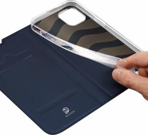 Dux Ducis Skin Pro kabura etui pokrowiec z klapką iPhone 14 Max niebieski 17