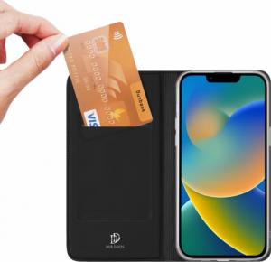 Dux Ducis Skin Pro kabura etui pokrowiec z klapką iPhone 14 Max czarny 12