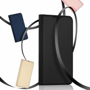 Dux Ducis Skin Pro kabura etui pokrowiec z klapką iPhone 14 Pro Max złoty 6