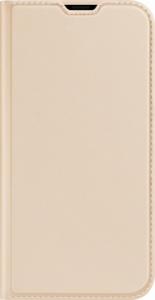 Dux Ducis Skin Pro kabura etui pokrowiec z klapką iPhone 14 Pro złoty 15