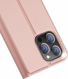 Dux Ducis Skin Pro kabura etui pokrowiec z klapką iPhone 14 Pro Max różowy 21