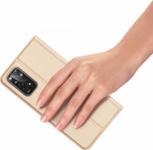 Dux Ducis Skin Pro kabura etui pokrowiec z klapką Xiaomi Redmi Note 11 Pro+ 5G / 11 Pro 5G / 11 Pro złoty 16