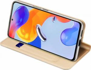Dux Ducis Skin Pro kabura etui pokrowiec z klapką Xiaomi Redmi Note 11 Pro+ 5G / 11 Pro 5G / 11 Pro złoty 21
